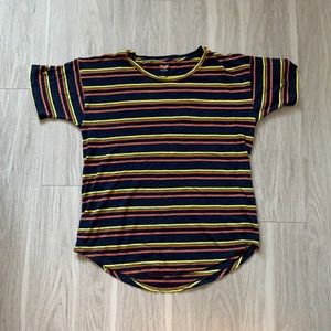 Madewell whisper cotton crewneck striped t
